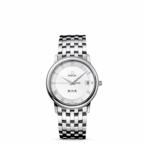 Omega De Ville Prestige Quartz 34.4 Stainless Steel / Silver / Bracelet 4510.33.00 (45103300)